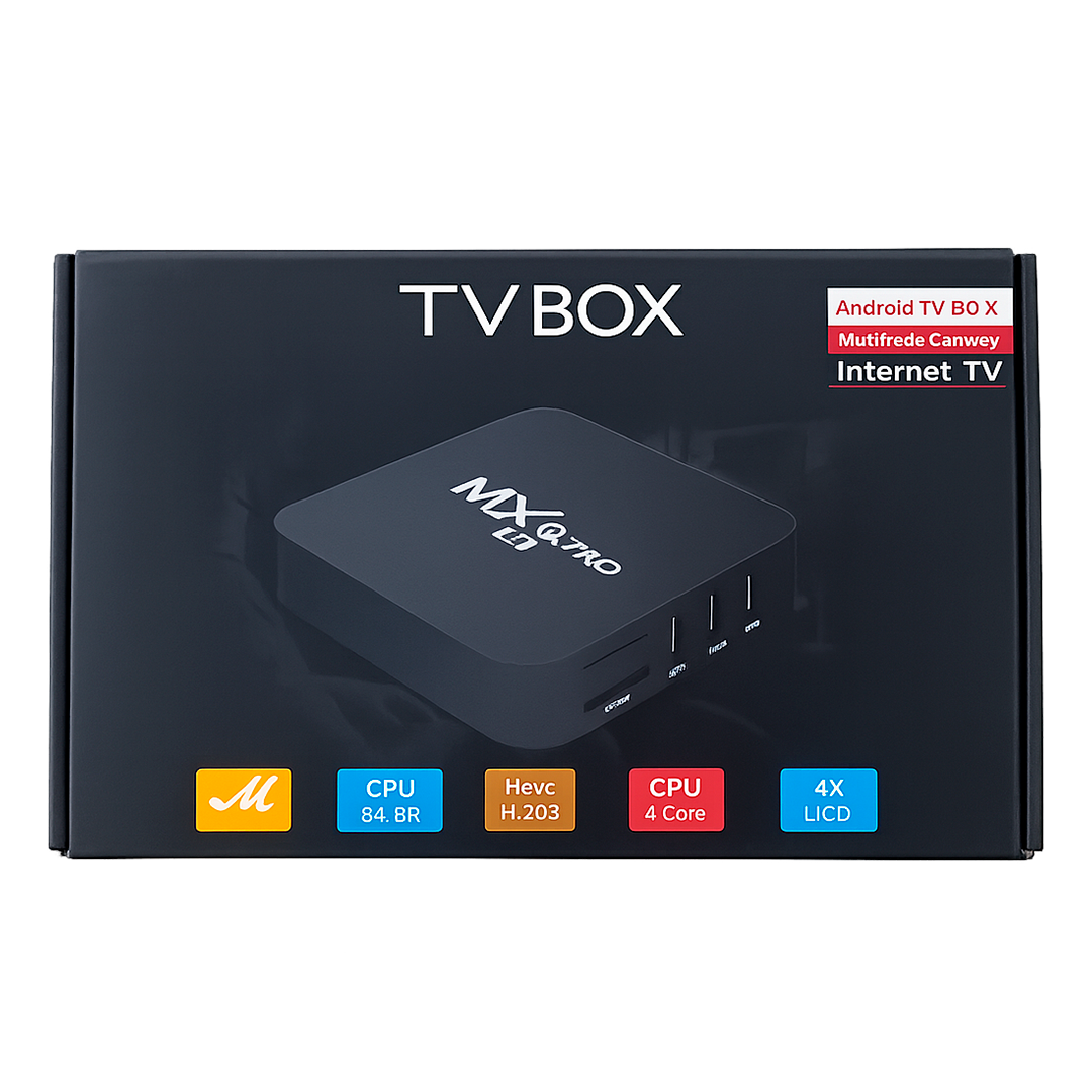 TV BOX 4K UCD MXQ PRO 5G