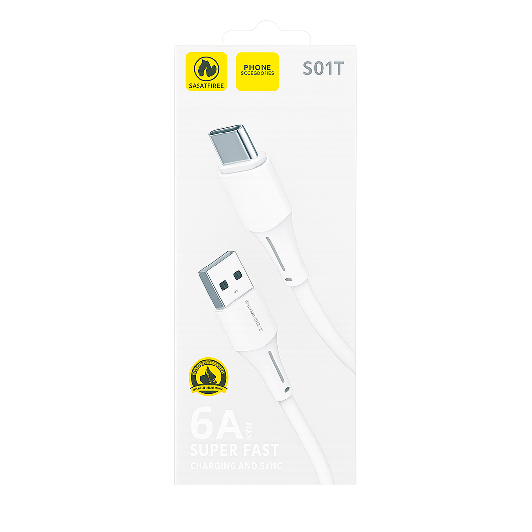CABO USB-C SUPER FAST 6 A MAX – S01T